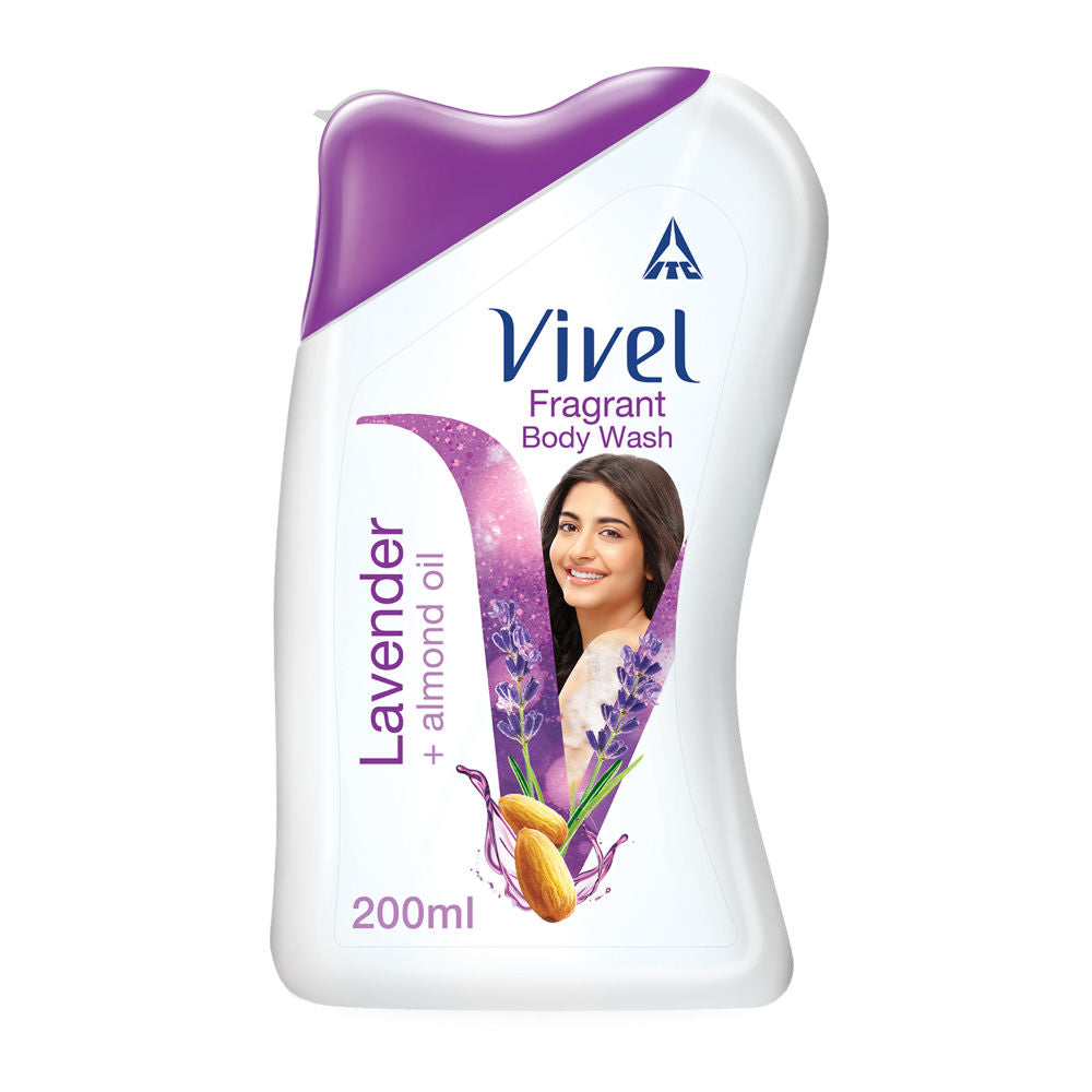 Vivel Lavender & Almond Oil Body Wash, 200ml Buy at Indicrest Image 2