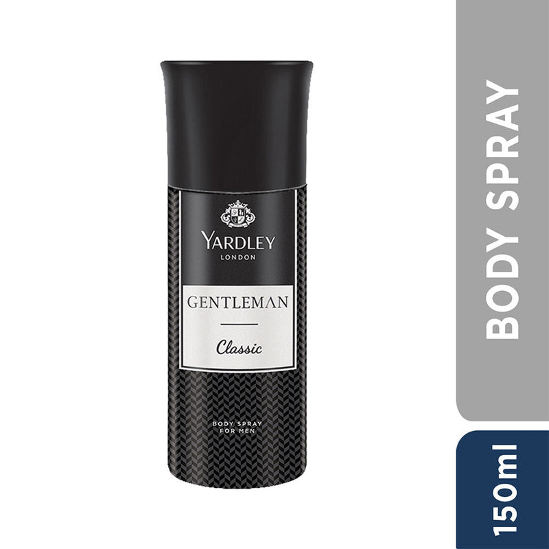Yardley London - Gentleman Classic Body Spray For Men, 150ml Buy at Indicrest
