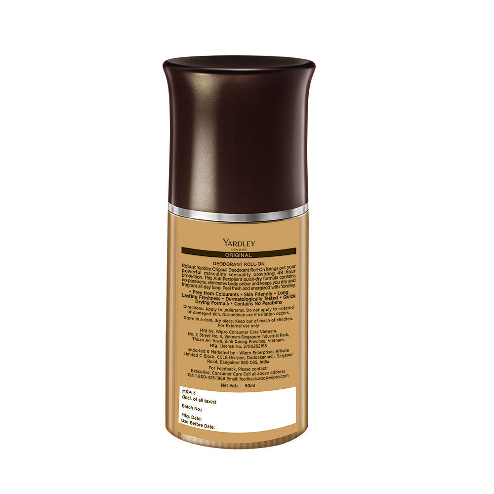Yardley London Original Roll On For Men, 50ml Buy at Indicrest Image 3