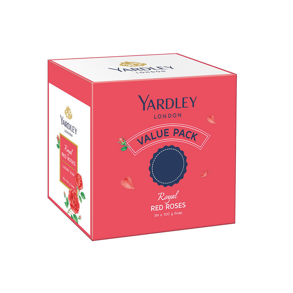 Yardley London Royal Red Roses Soap (Pack of 3), 100g Each Buy at Indicrest Image 3