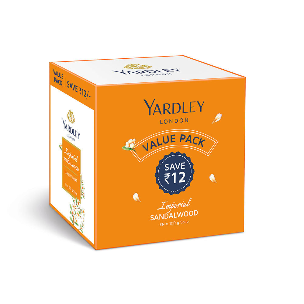 Yardley London Imperial Sandalwood Soap For Women (Pack of 3), 300g Buy at Indicrest Image 3