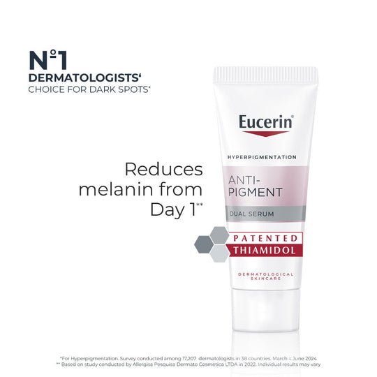 Eucerin Anti-Pigment Dual Serum with Hyaluronic Acid for Age Spots & Skin Tone Correction, 7ml, Buy from Indicrest