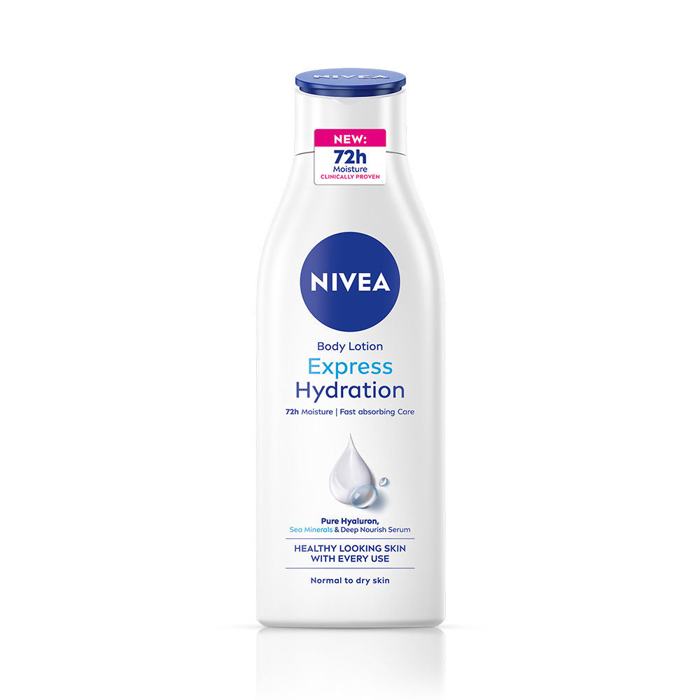 Nivea Express Hydration BODY LOTION with Sea Minerals - 5 in 1 COMPLETE CARE for 48H Moisturization, 200ml Buy at Indicrest Image 2