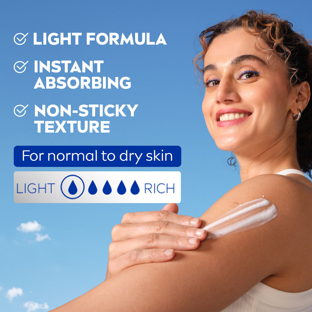 Nivea Express Hydration BODY LOTION with Sea Minerals - 5 in 1 COMPLETE CARE for 48H Moisturization, 200ml Buy at Indicrest Image 5