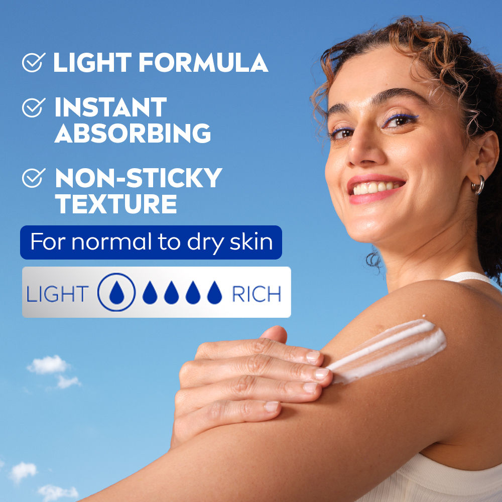 Nivea 100% NATURAL ALOEVERA Body lotion- 5 in 1 COMPLETE CARE for 48H Refreshing moisturization, 200ml Buy at Indicrest Image 5