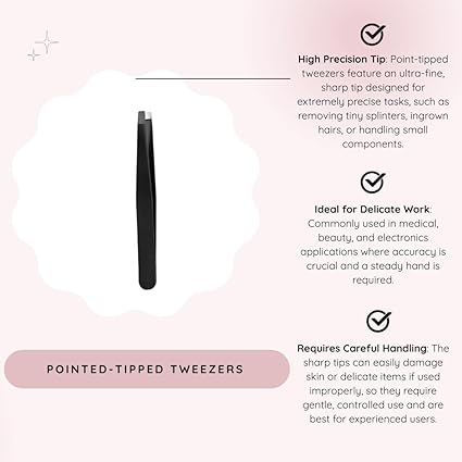 4-Piece Tweezers Set for Men & Women | Indicrest