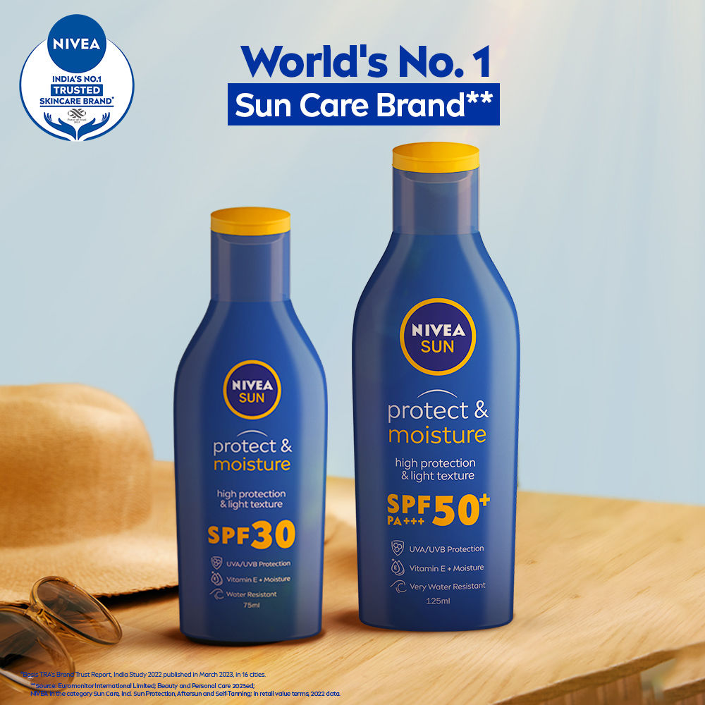 Nivea Moisturising Sun Lotion SPF 30, 75ml Buy at Indicrest Image 4