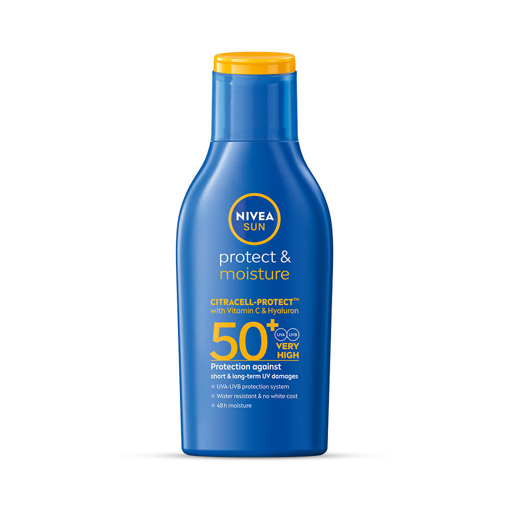 Nivea SPF 50+ PA+++ Protect & Moisture Sunscreen-No White Cast, With Vitamin C & Hyaluron, 75ml Buy at Indicrest Image 2