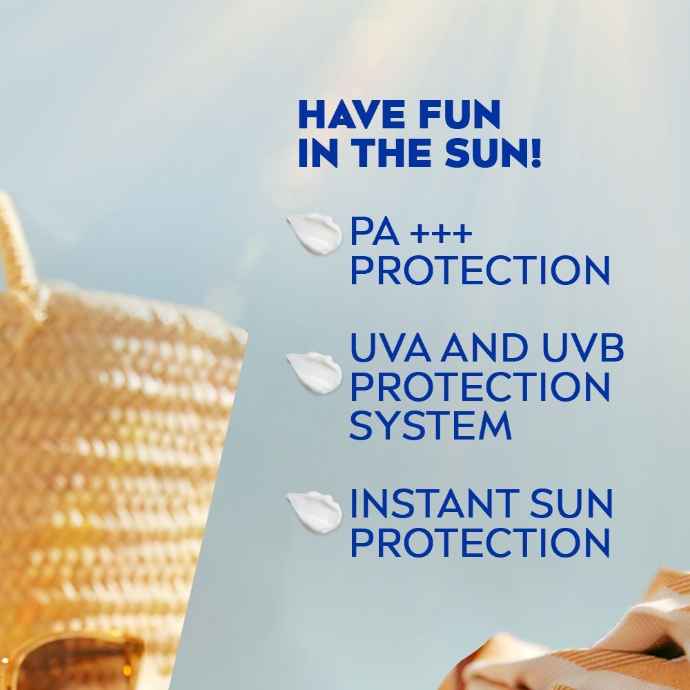 Nivea SPF 50+ PA+++ Protect & Moisture Sunscreen-No White Cast, With Vitamin C & Hyaluron, 75ml Buy at Indicrest Image 7