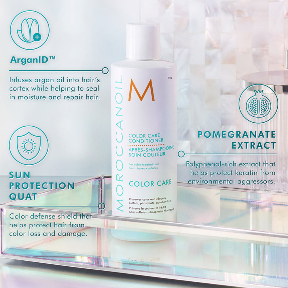 Moroccanoil Color Care Conditioner | ArganIDTM & Pomegranate | UV Blend Color Protection & Boosts Shine, 70ml