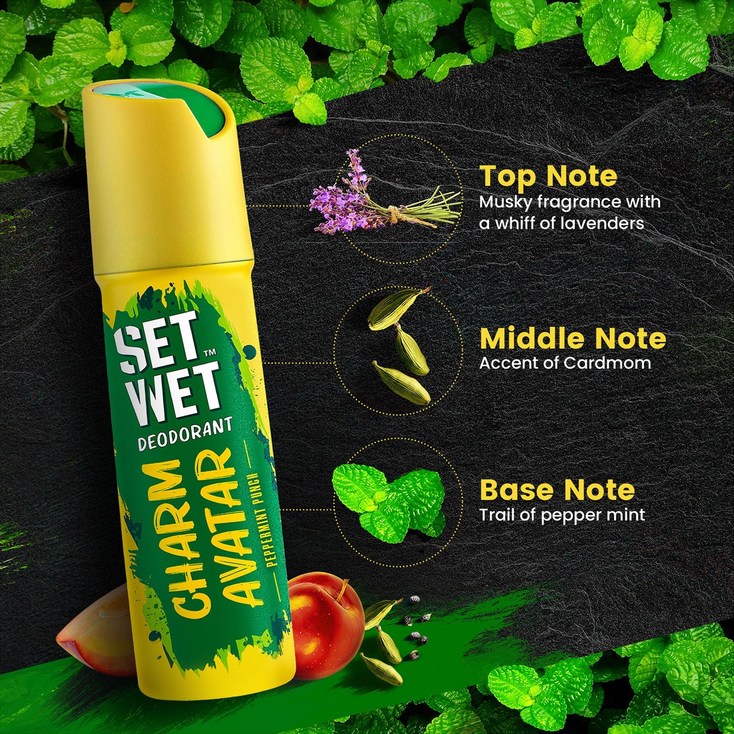 Set Wet Cool, Charm and Swag Avatar Deodorant Spray Perfume 150ml Each (Pack of 3) Buy at Indicrest Image 3