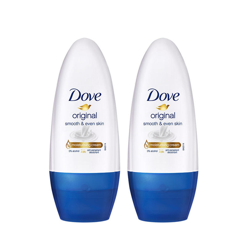 Dove Original Deodorant Roll On For Women (Pack of 2) Combo Buy at Indicrest