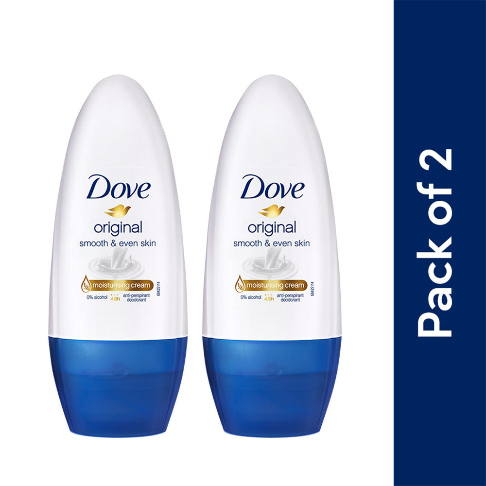 Dove Original Deodorant Roll On For Women (Pack of 2) Combo Buy at Indicrest Image 6