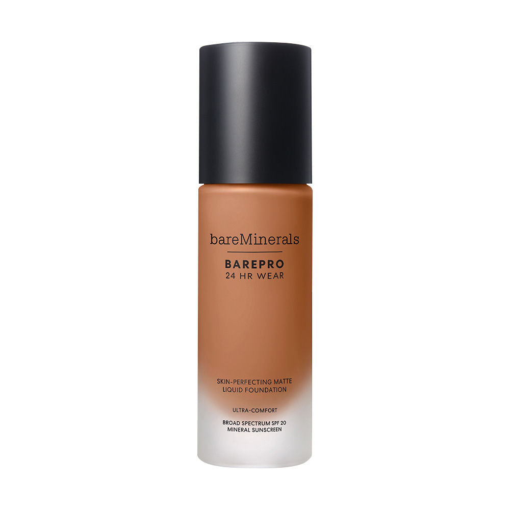 bareMinerals Barepro 24Hr Matte Perfection Liquid Foundation - Medium Deep 45 Neutral, 30ml