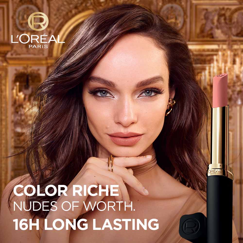 L'Oreal Paris Color Riche Intense Volume Matte Lipstick - 570 Worth It Intense, 2g Buy at Indicrest Image 2