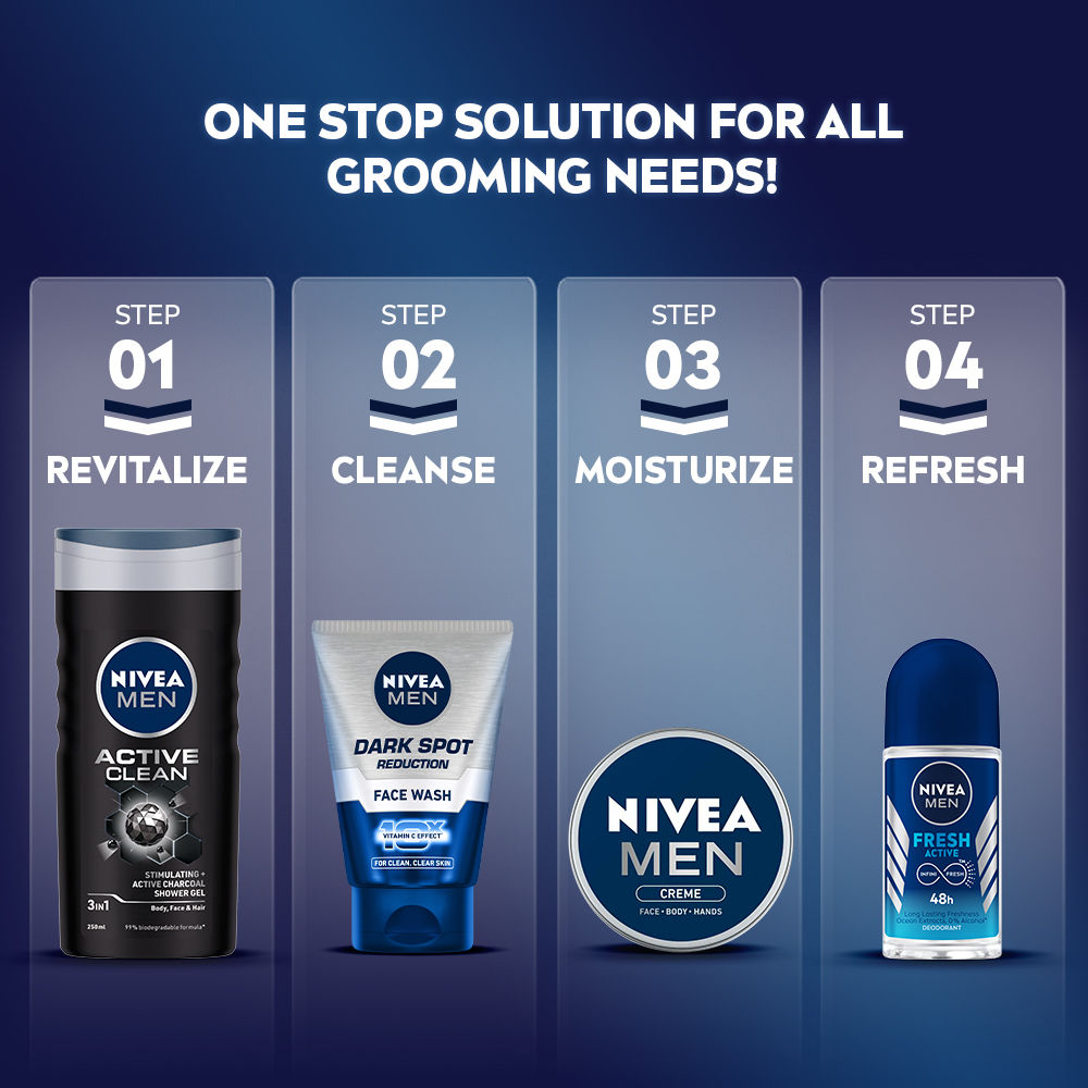Nivea MEN Creme, Non Greasy Moisturizer, Cream for Face, Body & Hands, 75ml Buy at Indicrest Image 7