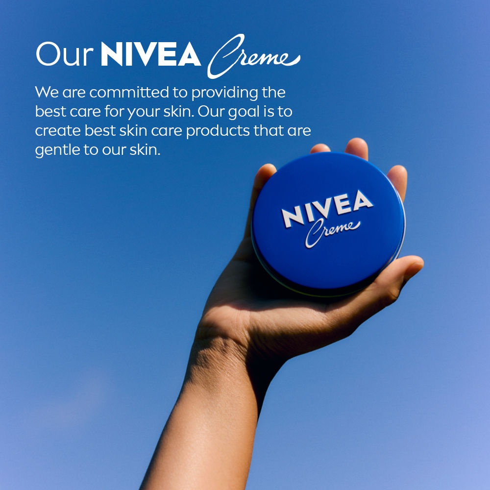 Nivea Creme, Multi-Purpose Moisturizer, Protective Skin Care Cream for MEN, Women & Family, 200ml Buy at Indicrest Image 4