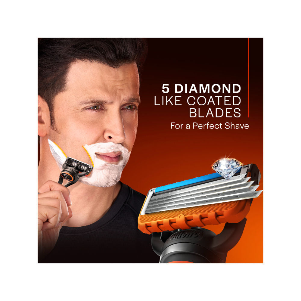 Gillette Fusion Proglide FlexBall Manual Shaving Razor Blades for men, 4 pcs. Buy at Indicrest Image 4