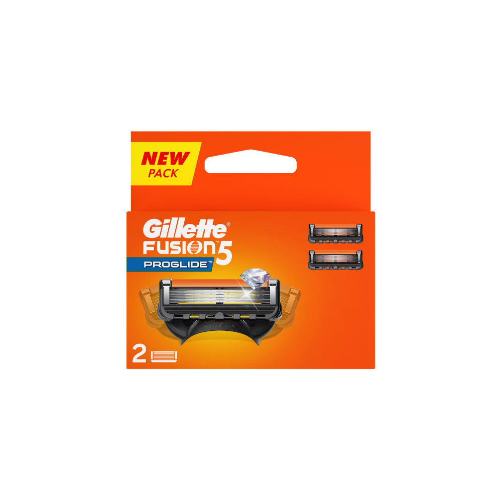 Gillette Fusion 5 Proglide Shaving Razor Blades for men, Pack of 2 Buy at Indicrest