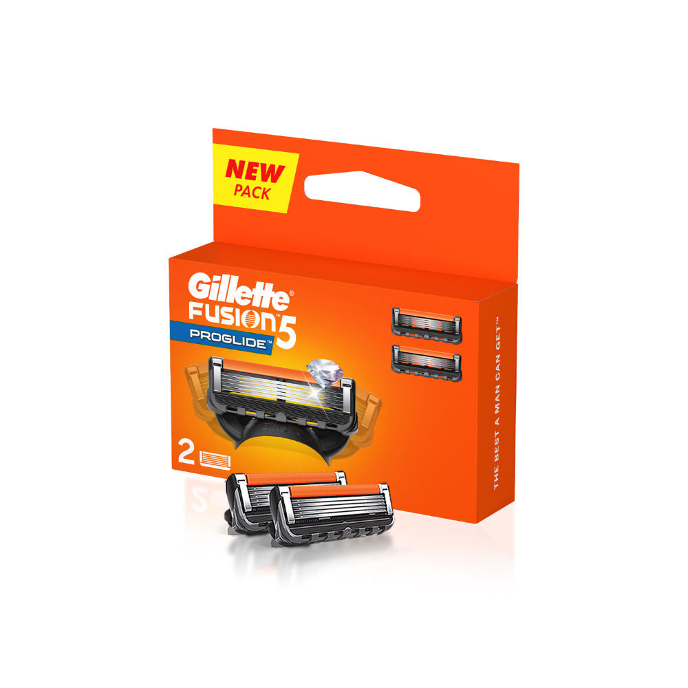 Gillette Fusion 5 Proglide Shaving Razor Blades for men, Pack of 2 Buy at Indicrest Image 2