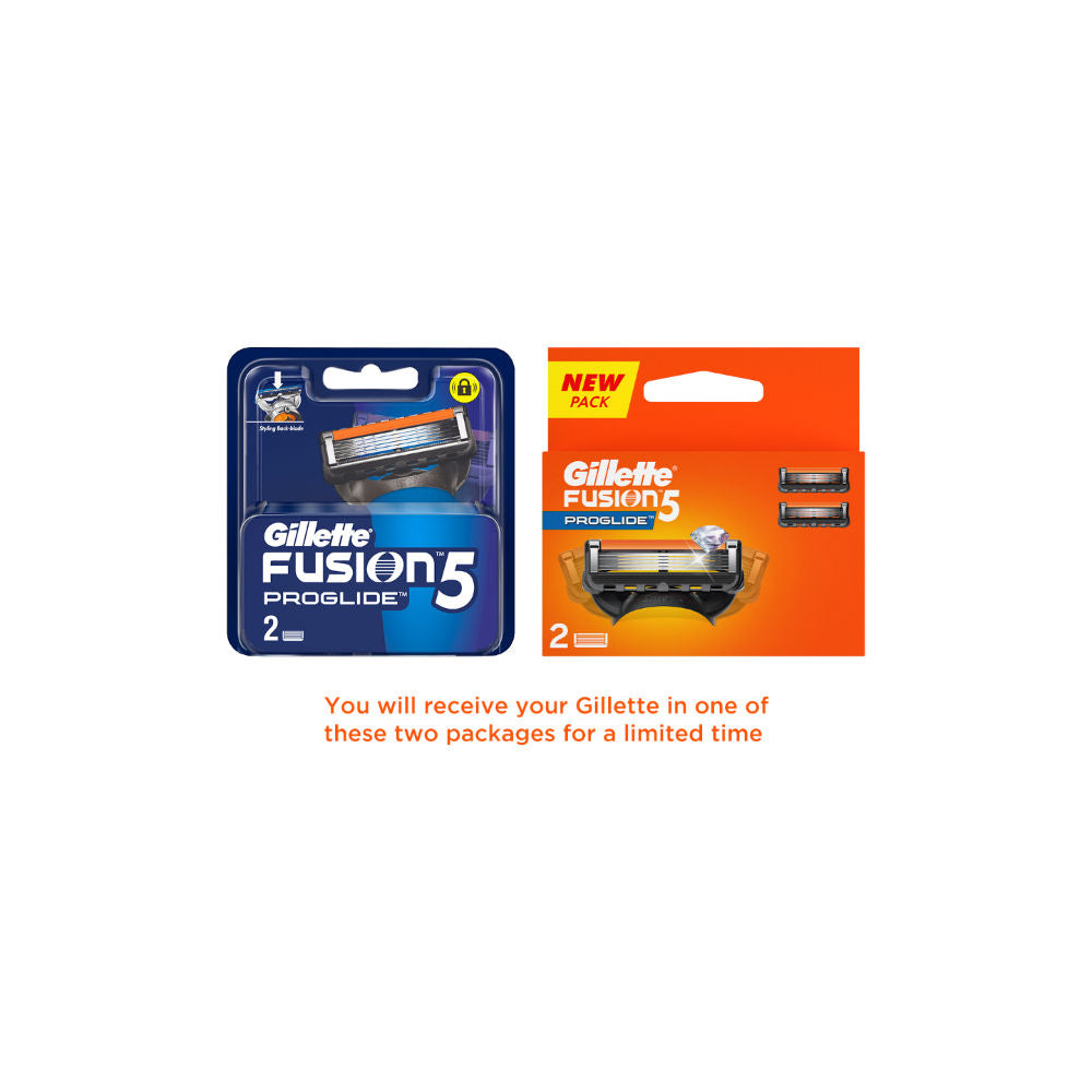 Gillette Fusion 5 Proglide Shaving Razor Blades for men, Pack of 2 Buy at Indicrest Image 3