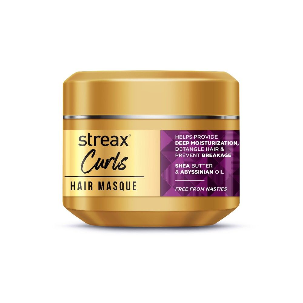 Streax Curl Hair Mask For Curly & Wavy Hair, 200g Buy at Indicrest Image 9