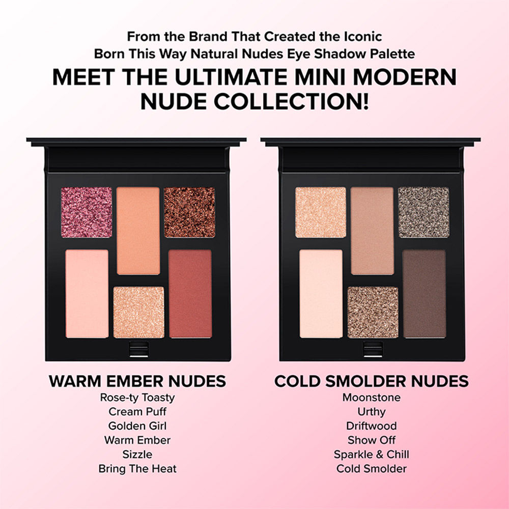 Too Faced Born This Way Nude Mini Eye Shadow Palette - Warm Ember Nudes, 5.7 g