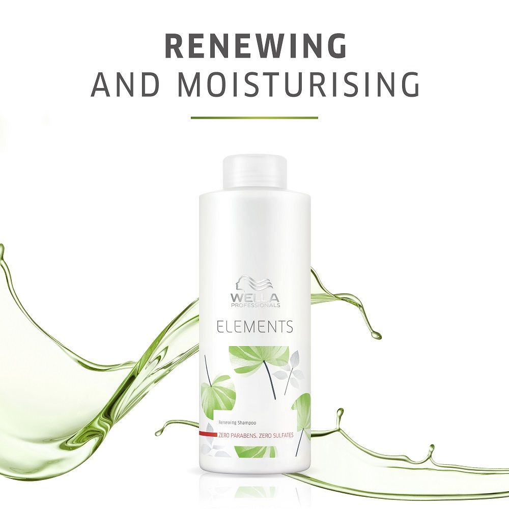 Wella Professionals Elements Renewing Shampoo Sulfate Free, 1000ml Buy at Indicrest Image 3