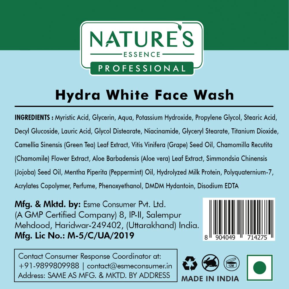 Nature's Essence Professional Hydra White Face Wash, 100g Buy at Indicrest Image 5