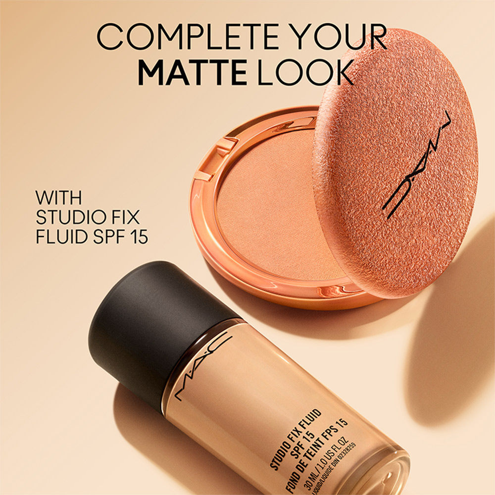 M.A.C Skinfinish Sunstruck Matte Bronzer - Matte Rich Golden, 1g Buy at Indicrest Image 7
