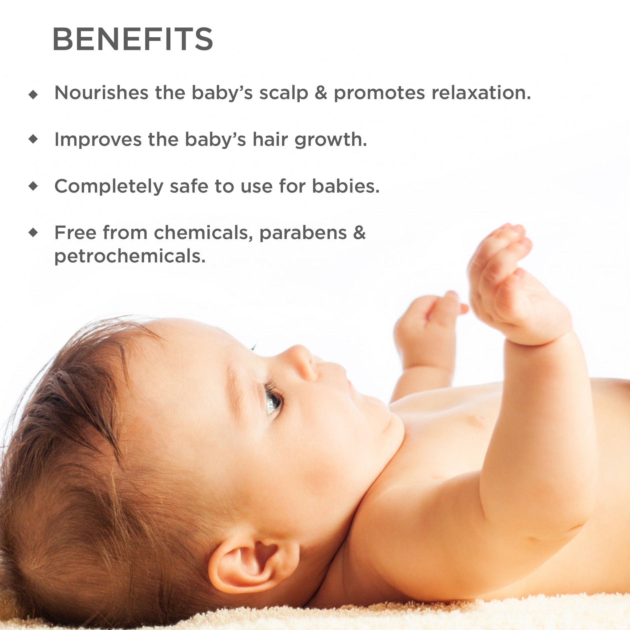 Forest Essentials Baby Head Massage Oil Dasapushpadi - Ayurvedic Natural Hair Oil for Babies, 200ml