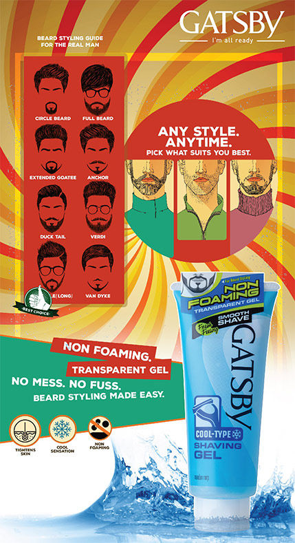 Gatsby Fresh Feeling Shave Smoothly Shaving Gel 205 g, 205g Buy at Indicrest Image 3