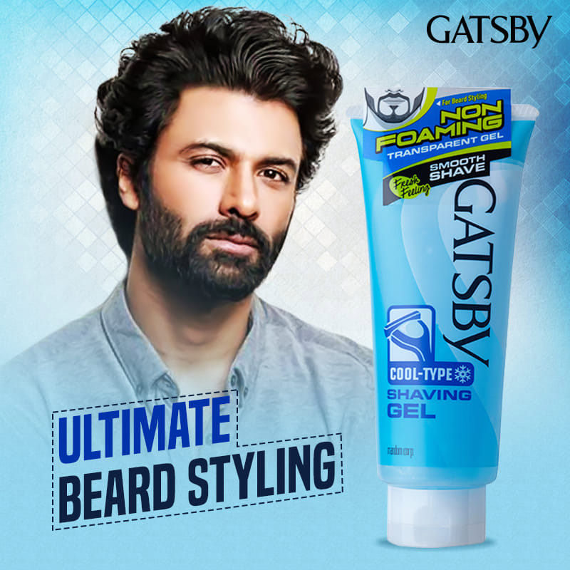 Gatsby Fresh Feeling Shave Smoothly Shaving Gel 205 g, 205g Buy at Indicrest Image 4