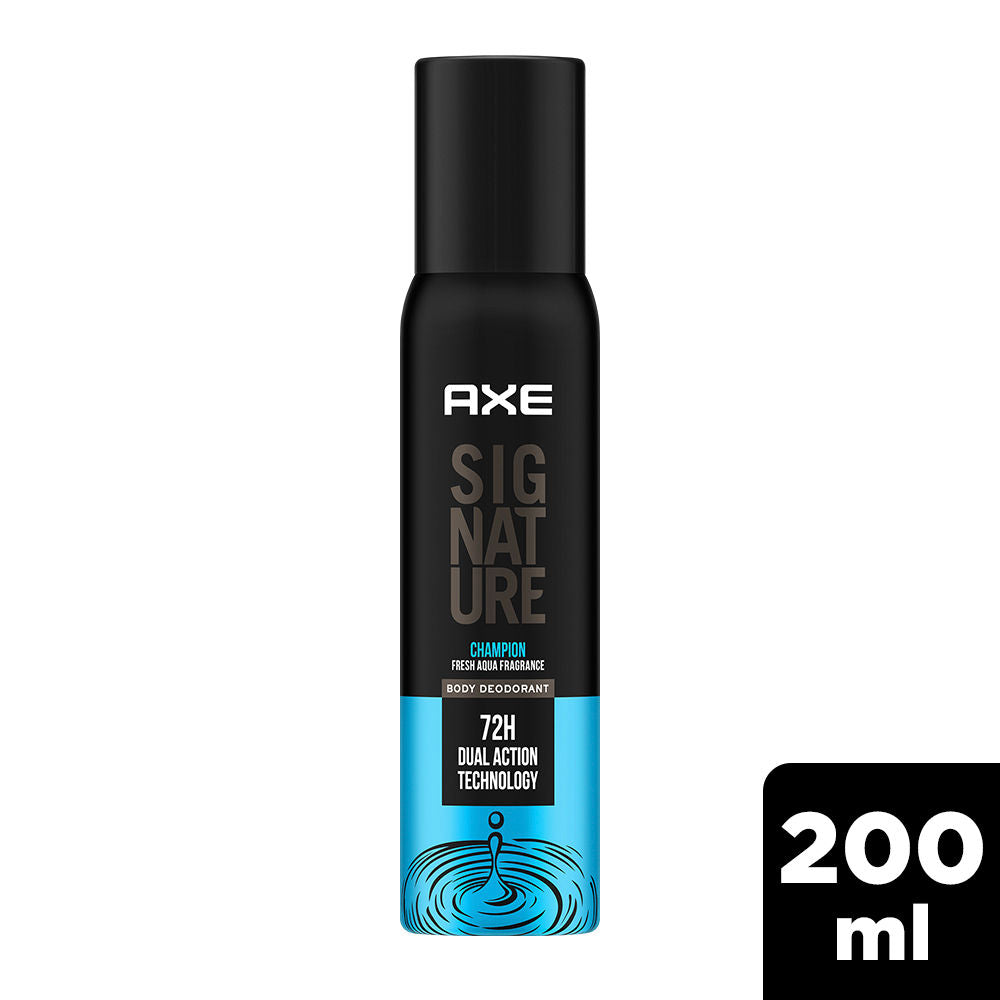 Axe Sigture Champion Long Lasting No Gas Body Deodorant For Men, 200ml Buy at Indicrest