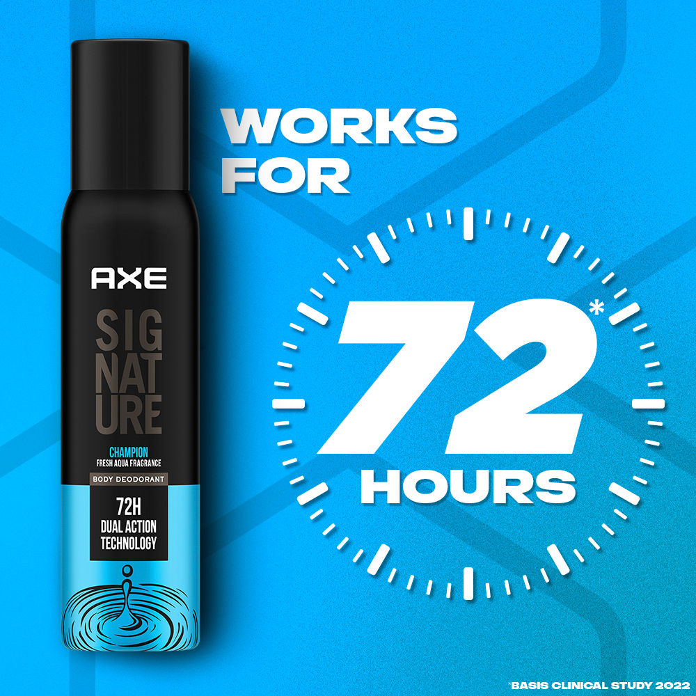 Axe Sigture Champion Long Lasting No Gas Body Deodorant For Men, 200ml Buy at Indicrest Image 6