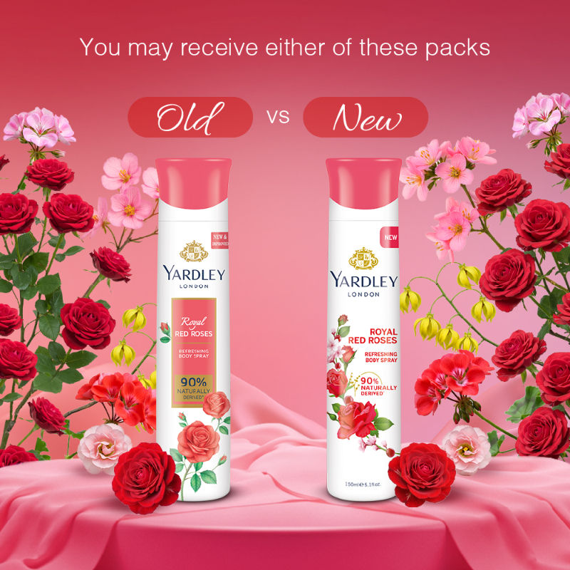 Yardley London Red Roses Deodorant, 150ml Buy at Indicrest Image 5