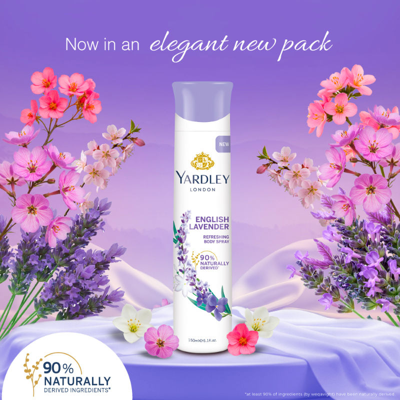 Yardley London - English Lavender Body Spray For Women, 150ml Buy at Indicrest Image 4
