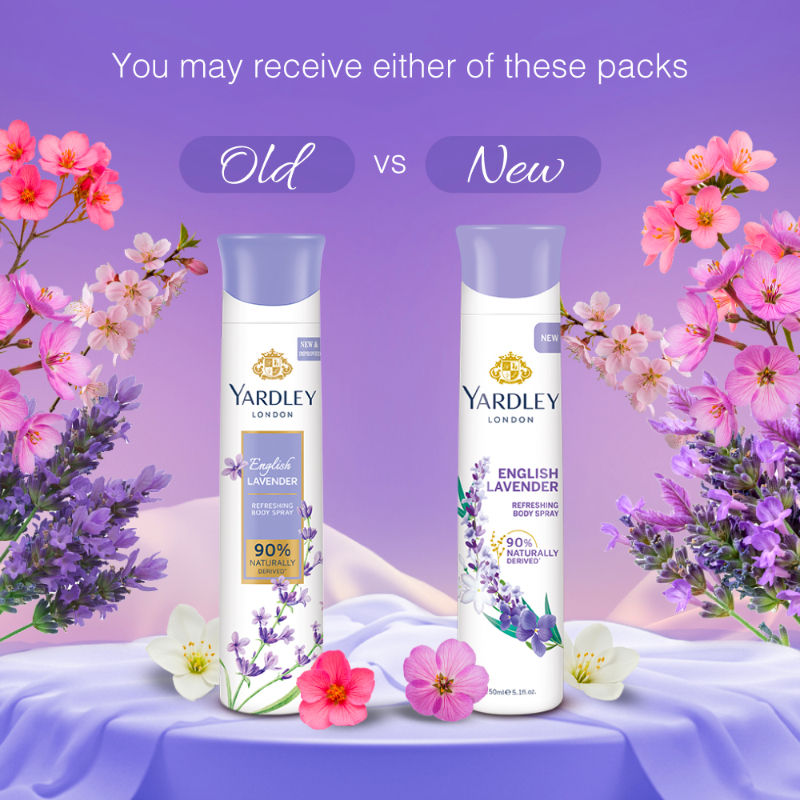 Yardley London - English Lavender Body Spray For Women, 150ml Buy at Indicrest Image 5