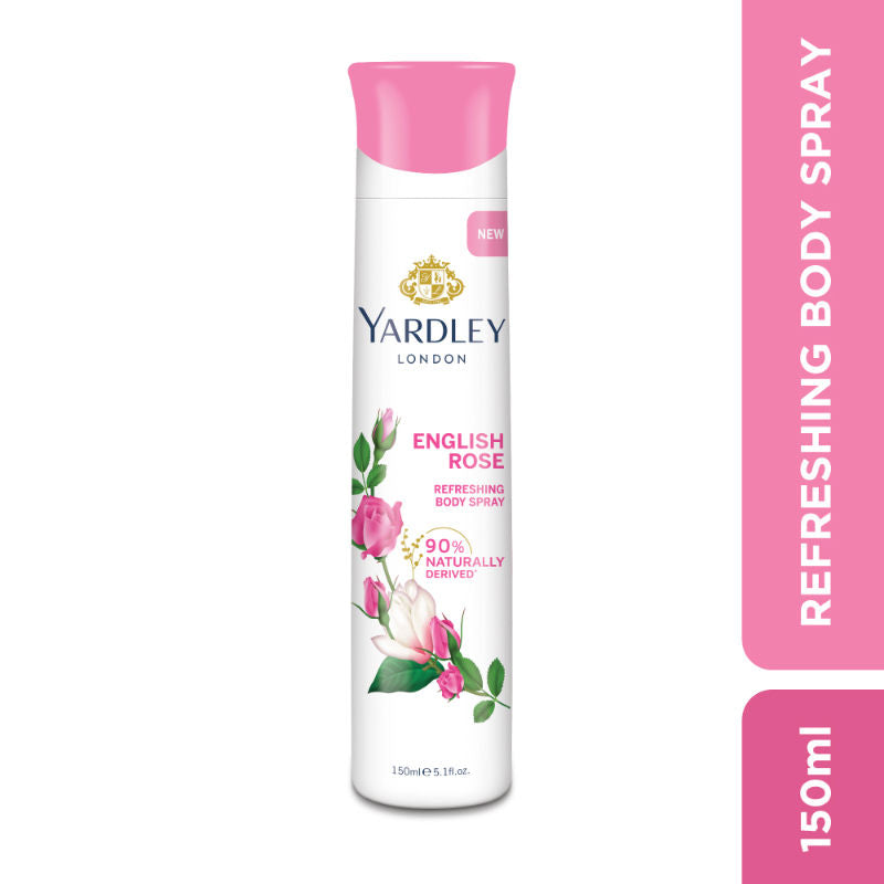 Yardley London - English Rose Body Spray For Women, 150ml Buy at Indicrest
