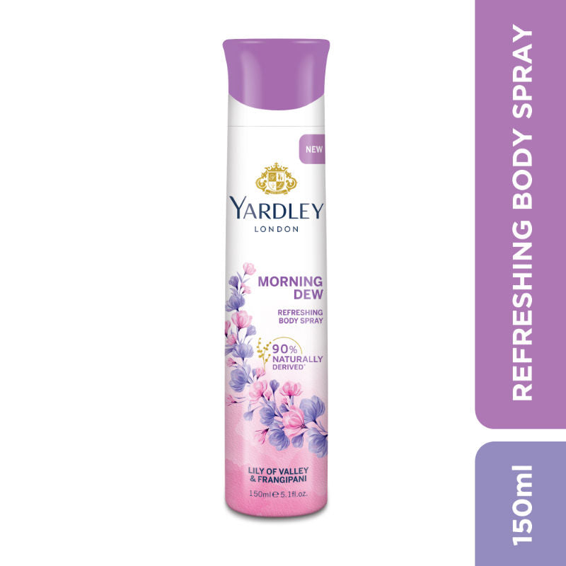 Yardley London - Morning Dew Refeshing Body Spray For Women, 150ml Buy at Indicrest
