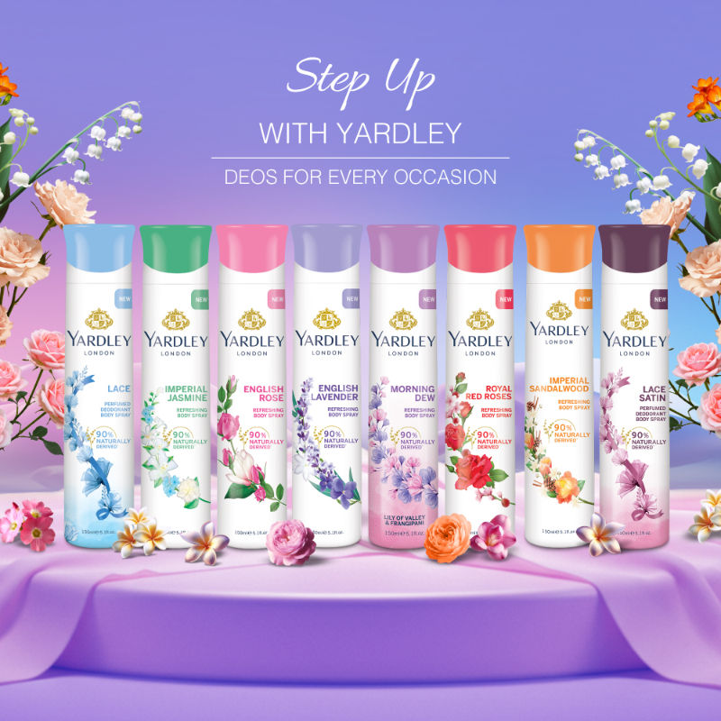 Yardley London - Morning Dew Refeshing Body Spray For Women, 150ml Buy at Indicrest Image 9