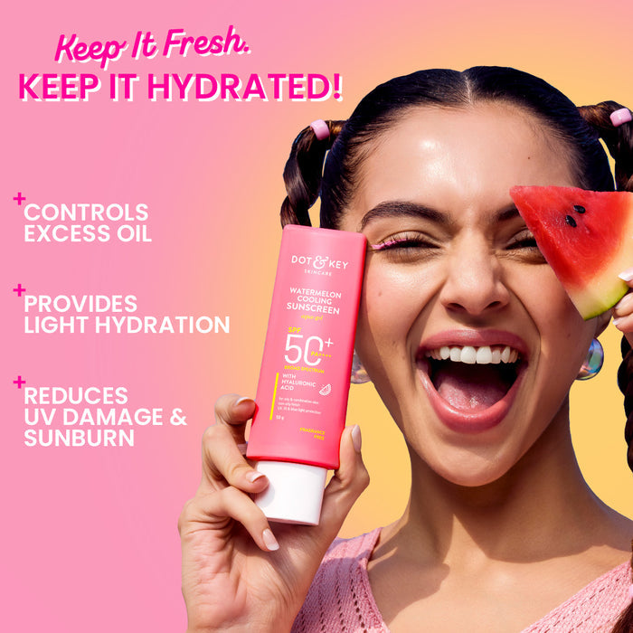 Dot & Key Watermelon Cooling Sunscreen, SPF 50+ 80g - Indicrest Buy at Indicrest Image 6