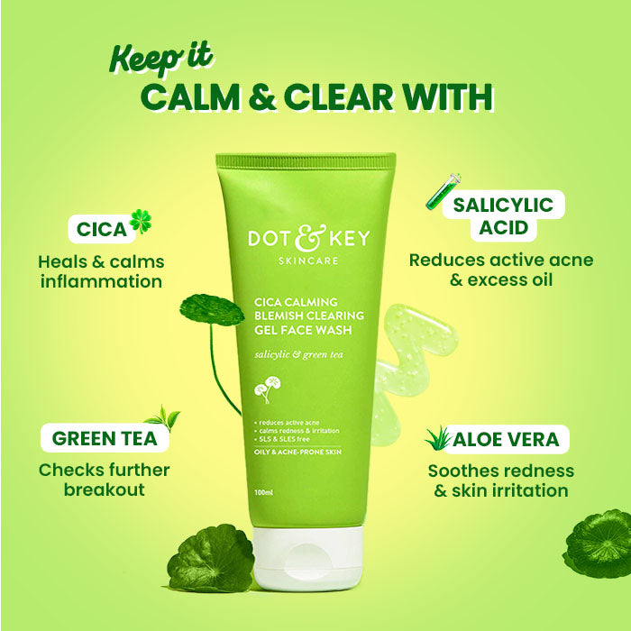 Dot & Key Peace Out Acne Super Cica Duo, (30ml+60ml)