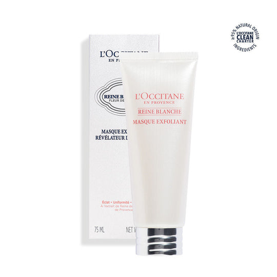 L'Occitane Reine Blanche Brightening Face Scrub, 75ml, Buy from Indicrest