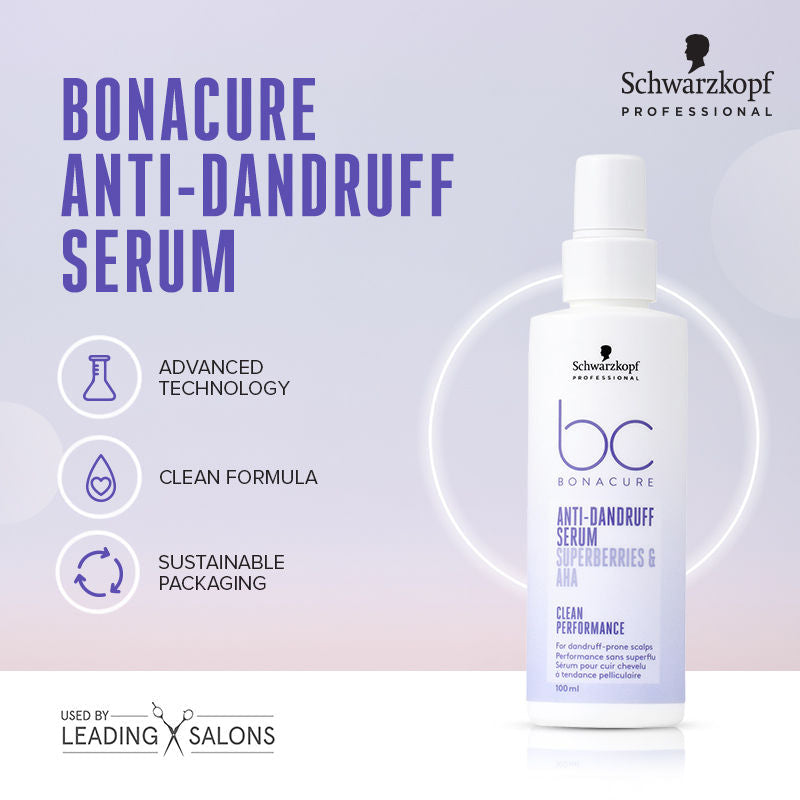 Schwarzkopf Professional Bonacure Anti-Dandruff Serum with Superberries & AHA, 100ml Buy at Indicrest Image 2