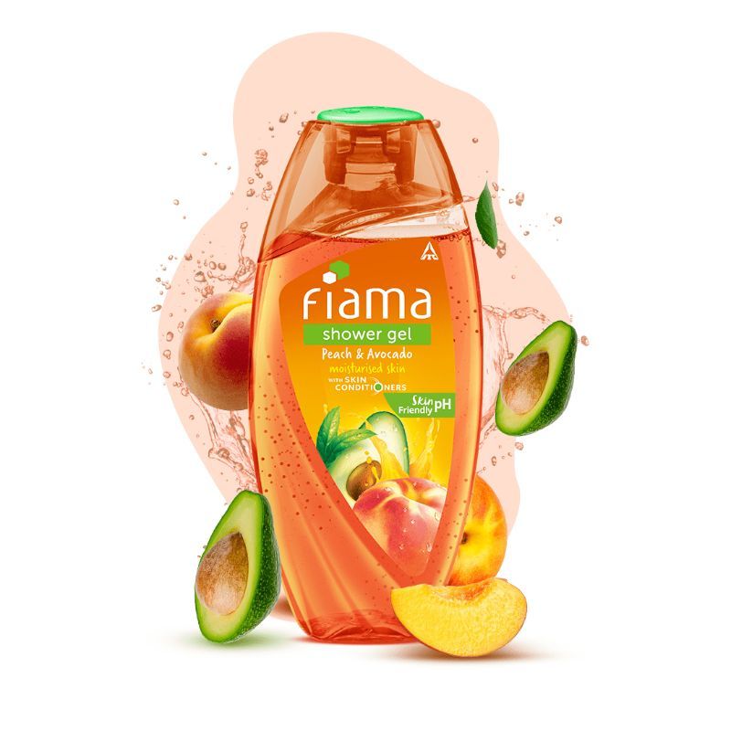 Fiama Shower Gel Peach & Avocado Body Wash Soft Moisturised & Hydrating Skin, Vit E, 250ml Buy at Indicrest Image 4