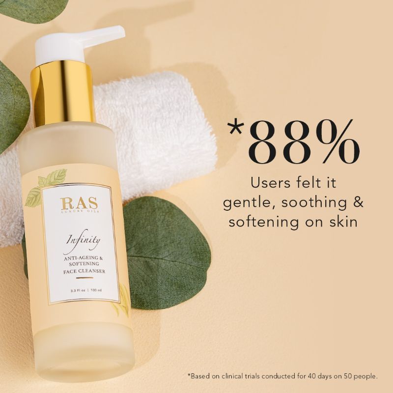 RAS Luxury Oils Infinity Anti-Ageing & Softening Face Cleanser, 100ml