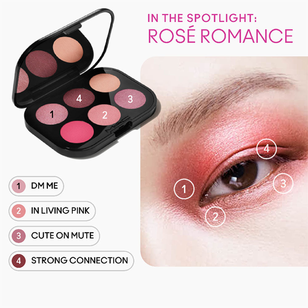 M.A.C Connect In Colour Eye Shadow Palette X6 - Rose Lens, 6.25g Buy at Indicrest Image 7