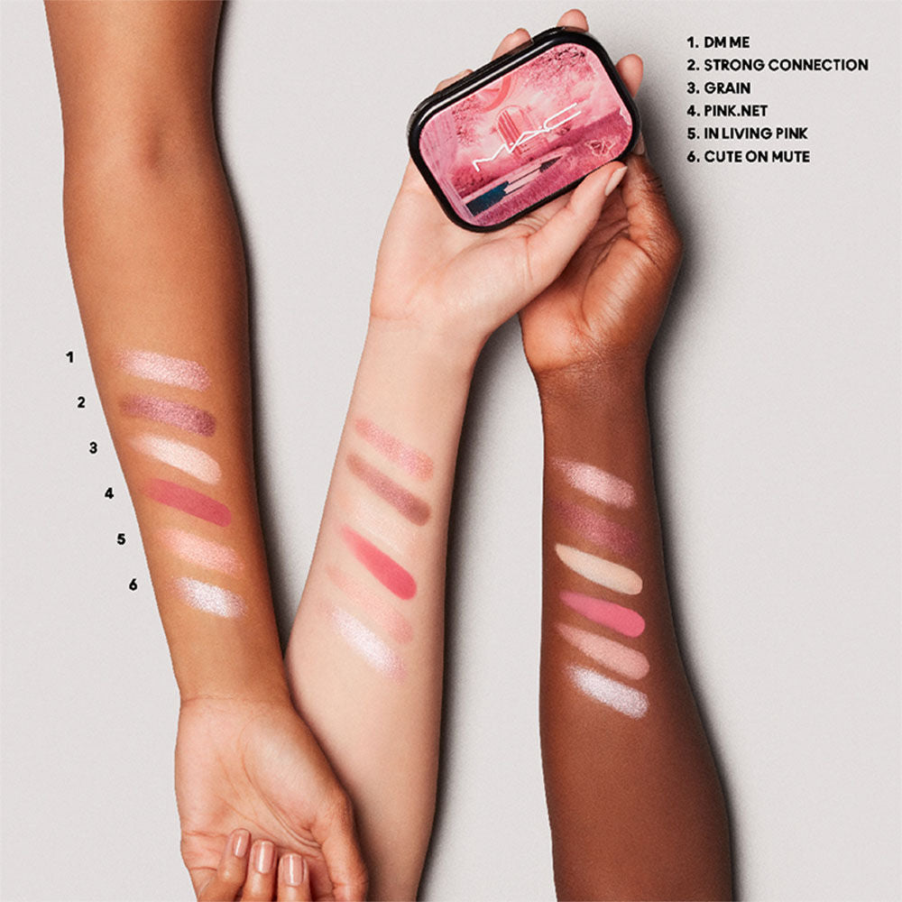 M.A.C Connect In Colour Eye Shadow Palette X6 - Rose Lens, 6.25g Buy at Indicrest Image 8