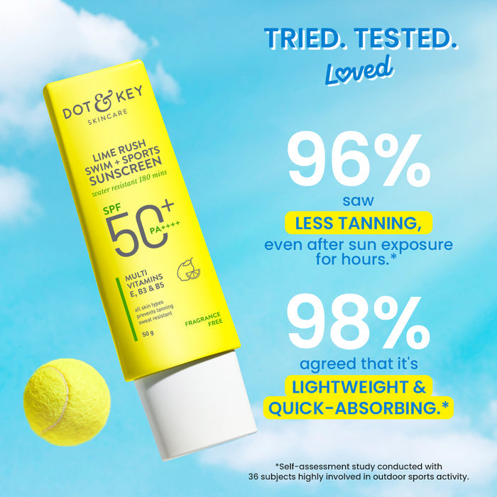 Dot & Key Swim + Sports Sunscreen SPF 50+ (Water Resistant) 50g